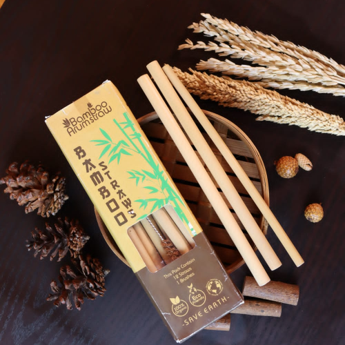Bamboo Straw Rustic Box